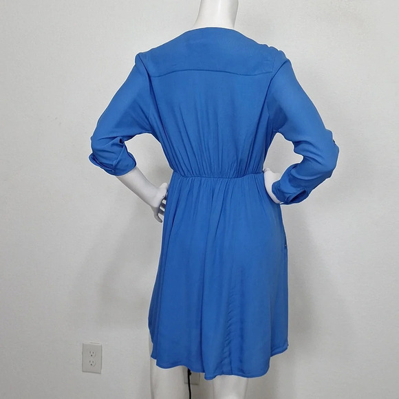 Maeve Anthropologie Lene Crepe Faux Wrap Dress Size XS - Picture 5 of 11